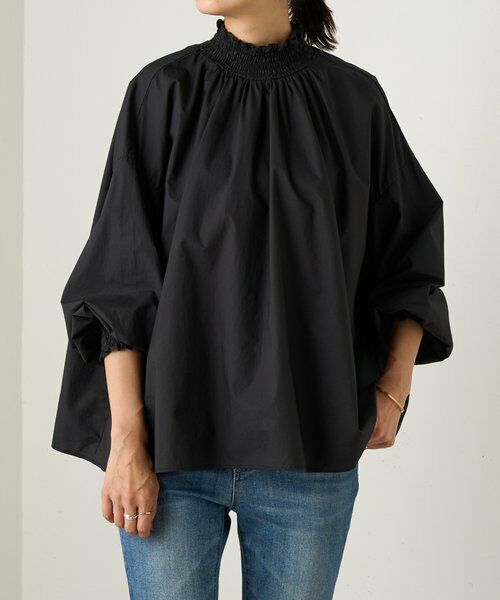 BEARDSLEY / ビアズリー シャツ・ブラウス | シャーリングハイネックシャツ | 詳細25