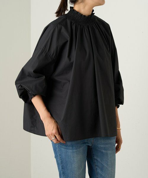 BEARDSLEY / ビアズリー シャツ・ブラウス | シャーリングハイネックシャツ | 詳細29