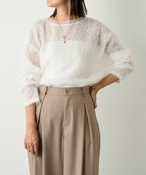 BEARDSLEY / ビアズリー シャツ・ブラウス | フェザーチュールブラウス | 詳細1