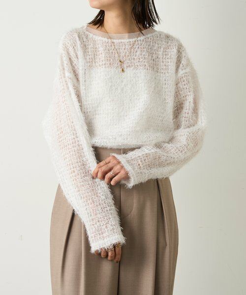 BEARDSLEY / ビアズリー シャツ・ブラウス | フェザーチュールブラウス | 詳細4