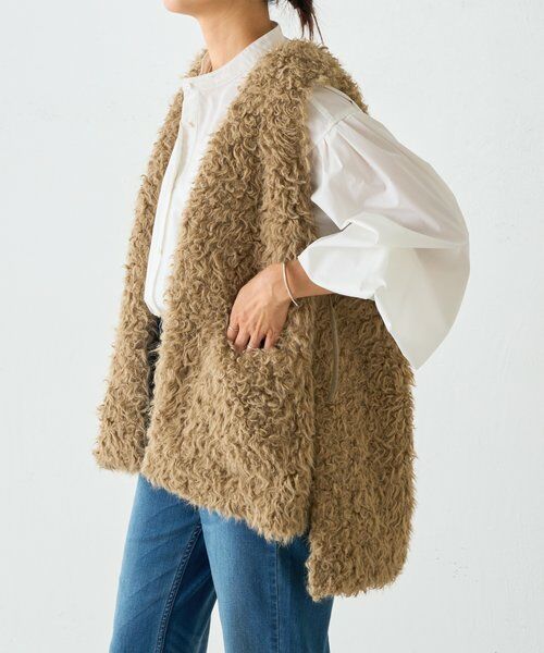 BEARDSLEY / ビアズリー その他アウター | カーリーファーベスト | 詳細2