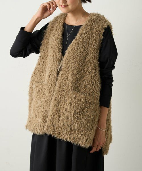 BEARDSLEY / ビアズリー その他アウター | カーリーファーベスト | 詳細8