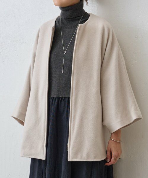 【けやき】BEARDSLEY ウールポンチョコート モカ けやき様専用】BEARDSLEY ウールポンチョコート モカ