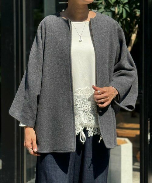 BEARDSLEY / ビアズリー その他アウター | ウールポンチョコート | 詳細19