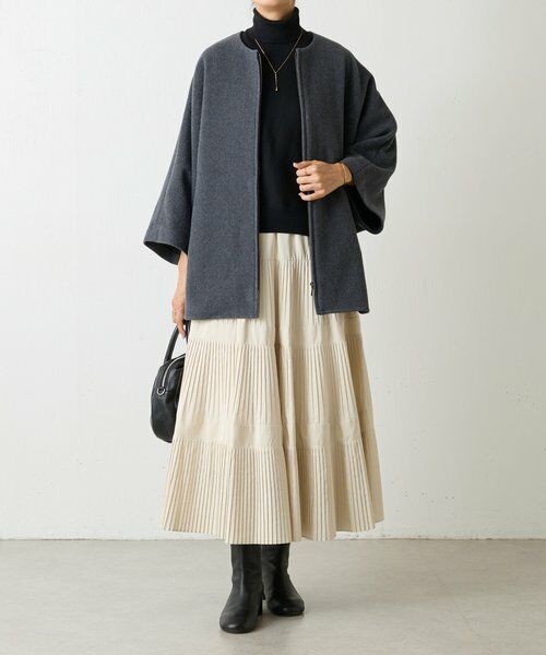 ビアズリー　ウールポンチョコート BEARDSLEY（ビアズリー） コート アウター ウールポンチョコート