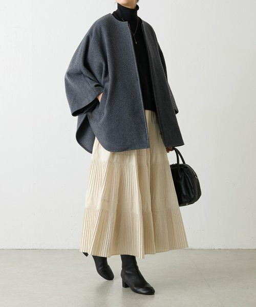 BEARDSLEY / ビアズリー その他アウター | ウールポンチョコート | 詳細26