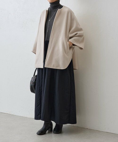 【美品】ビアズリー ウールポンチョコート BEARDSLEY｜ウールポンチョコート | Rakuten Fashion(楽天ファッション