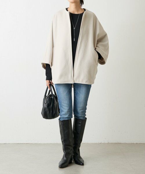 BEARDSLEY / ビアズリー その他アウター | ウールポンチョコート | 詳細11