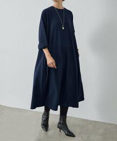 極美品　ビアズリー　ブークレワンピース　ネイビー　ジャンスカ BEARDSLEY（ビアズリー）の「ブークレワンピース（ワンピース