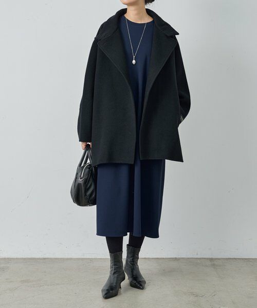 BEARDSLEY ブラック バルーンロングワンピース BEARDSLEY（ビアズリー）の「《ビアズリー》袖変形バルーン