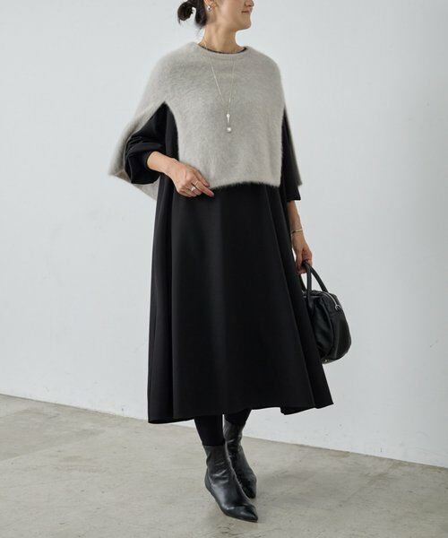 ビアズリー　リネンTワンピース　ロング　マキシ丈　ゆったり　サイズ0　麻　緑 BEARDSLEY（ビアズリー）の「リネンTワンピース（ワンピース