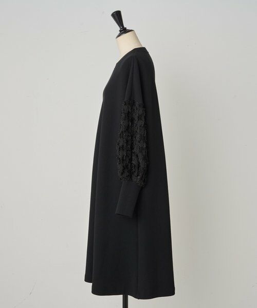 BEARDSLEY / ビアズリー ミニ丈・ひざ丈ワンピース | 袖パフジャガードワンピース | 詳細16