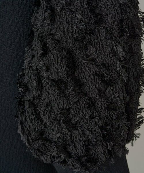 BEARDSLEY / ビアズリー ミニ丈・ひざ丈ワンピース | 袖パフジャガードワンピース | 詳細22