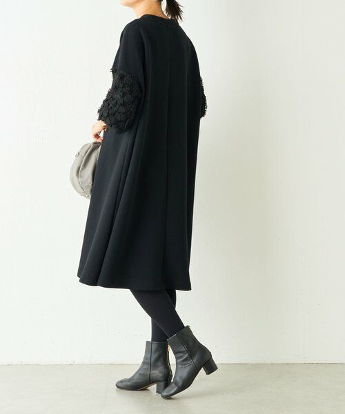 BEARDSLEY / ビアズリー ミニ丈・ひざ丈ワンピース | 袖パフジャガードワンピース | 詳細3