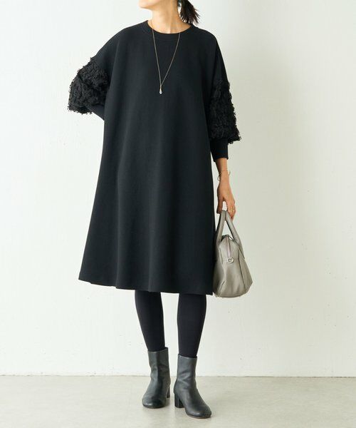 BEARDSLEY ブラック 長袖シャツ レース袖 BEARDSLEY（ビアズリー）の「《ビアズリー》袖レースシャツ