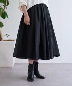 ⭐︎新品⭐︎BEARDSLEY ビアズリー リネンフレア　ロングスカート ブラック ビアズリー BEARDSLEY リネンフレアースカート （black