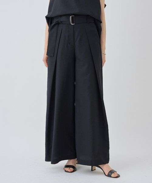 セール】 ベルト付きオーバータックパンツ （その他パンツ
