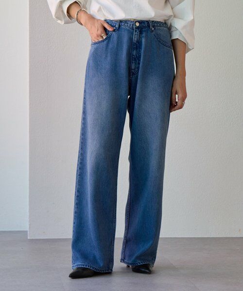 BEARDSLEY / ビアズリー デニムパンツ | ドロストストレートデニム《FRIPIER》 | 詳細1