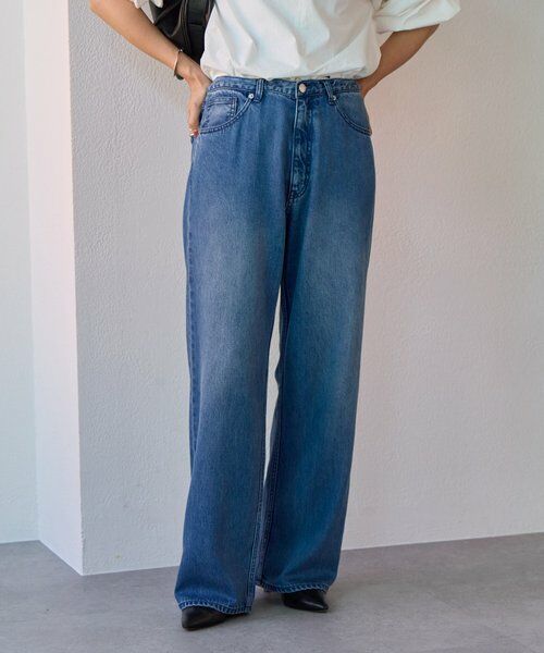 BEARDSLEY / ビアズリー デニムパンツ | ドロストストレートデニム《FRIPIER》 | 詳細5