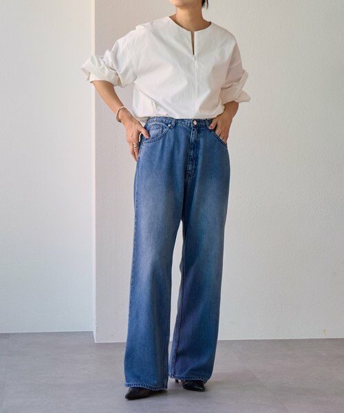 BEARDSLEY / ビアズリー デニムパンツ | ドロストストレートデニム《FRIPIER》 | 詳細7