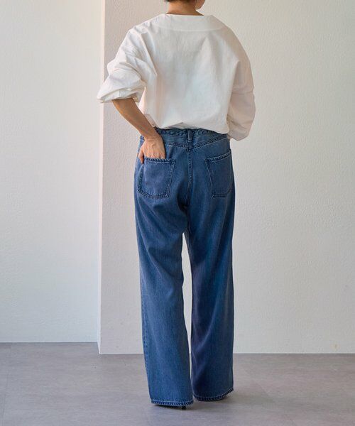 BEARDSLEY / ビアズリー デニムパンツ | ドロストストレートデニム《FRIPIER》 | 詳細9