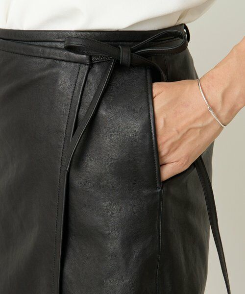 BEARDSLEY / ビアズリー ロング・マキシ丈スカート | 《15 quinze》レザー巻きスカート | 詳細12