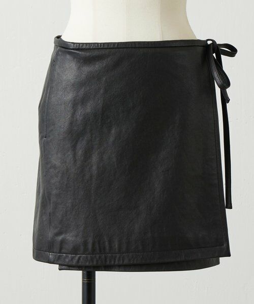 BEARDSLEY / ビアズリー ロング・マキシ丈スカート | 《15 quinze》レザー巻きスカート | 詳細16