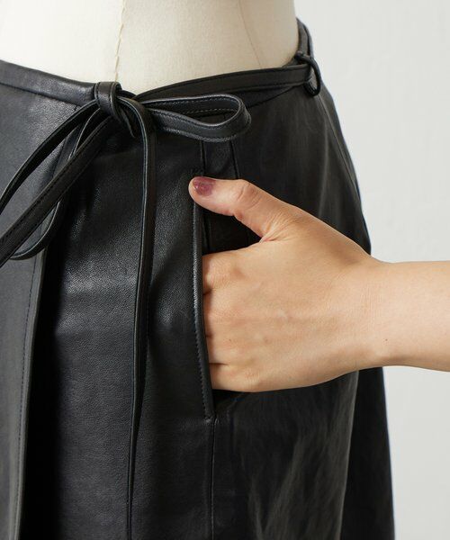 BEARDSLEY / ビアズリー ロング・マキシ丈スカート | 《15 quinze》レザー巻きスカート | 詳細25