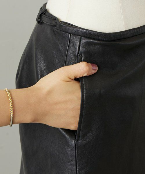 BEARDSLEY / ビアズリー ロング・マキシ丈スカート | 《15 quinze》レザー巻きスカート | 詳細26