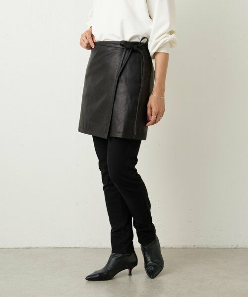 BEARDSLEY / ビアズリー ロング・マキシ丈スカート | 《15 quinze》レザー巻きスカート | 詳細9