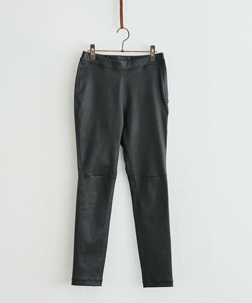 BEARDSLEY / ビアズリー その他パンツ | 《15 quinze》ストレッチレザーレギンスパンツ | 詳細1