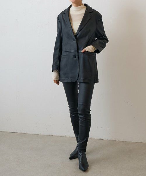 BEARDSLEY / ビアズリー その他パンツ | 《15 quinze》ストレッチレザーレギンスパンツ | 詳細11