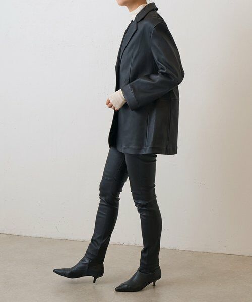 BEARDSLEY / ビアズリー その他パンツ | 《15 quinze》ストレッチレザーレギンスパンツ | 詳細12