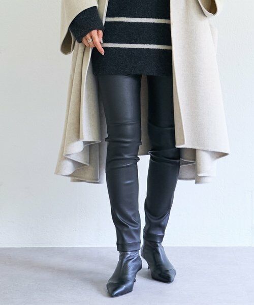 BEARDSLEY / ビアズリー その他パンツ | 《15 quinze》ストレッチレザーレギンスパンツ | 詳細3