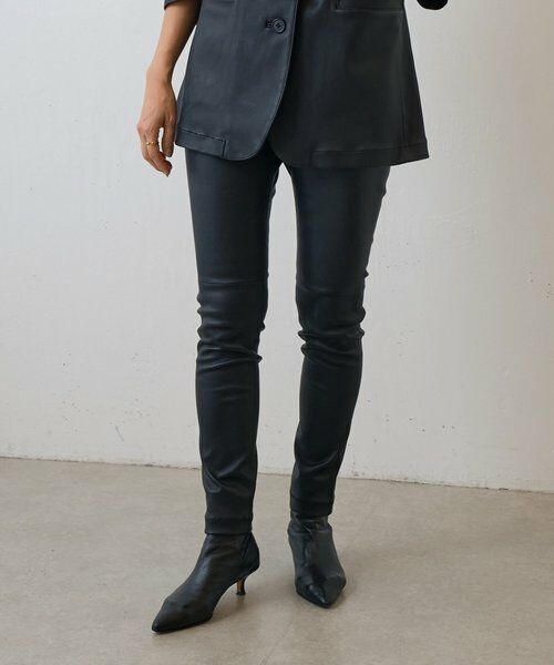 BEARDSLEY / ビアズリー その他パンツ | 《15 quinze》ストレッチレザーレギンスパンツ | 詳細7