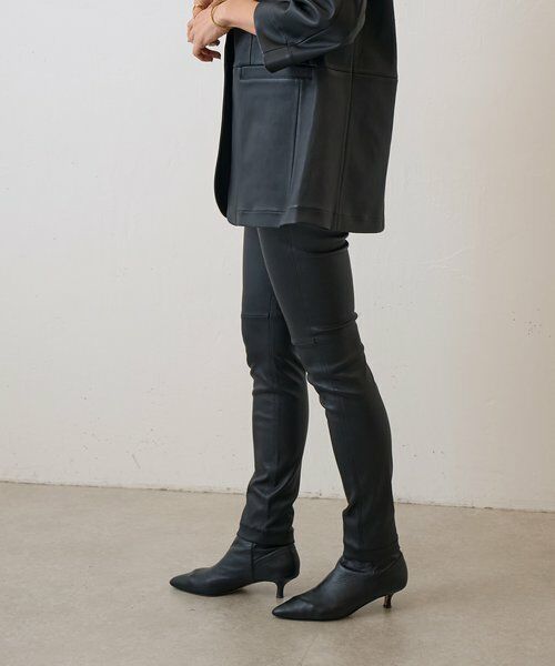 BEARDSLEY / ビアズリー その他パンツ | 《15 quinze》ストレッチレザーレギンスパンツ | 詳細8