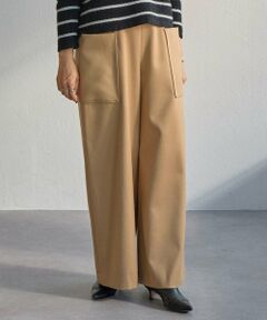 BEARDSLEY / ビアズリー その他パンツ | 《15 quinze》カルゼハイウエストワイドパンツ