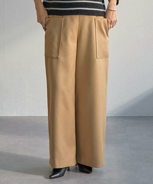 BEARDSLEY / ビアズリー その他パンツ | 《15 quinze》カルゼハイウエストワイドパンツ | 詳細1