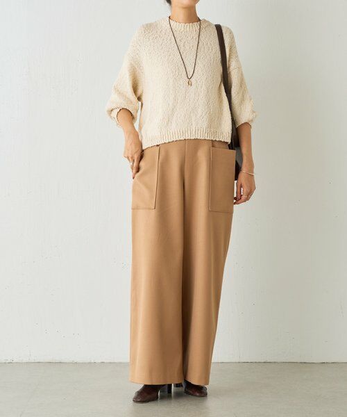 BEARDSLEY / ビアズリー その他パンツ | 《15 quinze》カルゼハイウエストワイドパンツ | 詳細11