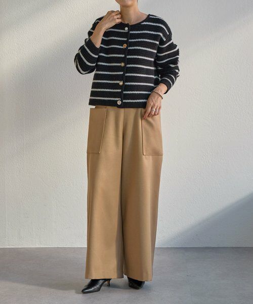 BEARDSLEY / ビアズリー その他パンツ | 《15 quinze》カルゼハイウエストワイドパンツ | 詳細3