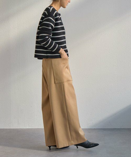 BEARDSLEY / ビアズリー その他パンツ | 《15 quinze》カルゼハイウエストワイドパンツ | 詳細4