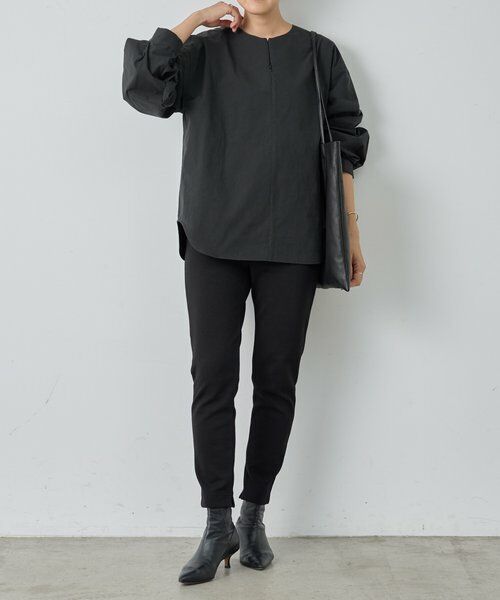 BEARDSLEY / ビアズリー その他パンツ | 《15 quinze》綿ポリポンチテーパードパンツ | 詳細12