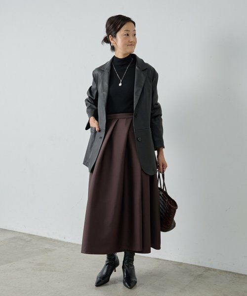 BEARDSLEY / ビアズリー その他アウター | 《15 quinze》ストレッチレザージャケット | 詳細13