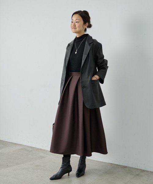 BEARDSLEY / ビアズリー その他アウター | 《15 quinze》ストレッチレザージャケット | 詳細14