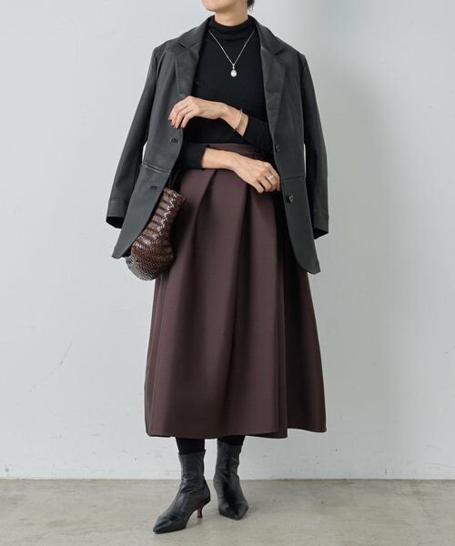 BEARDSLEY / ビアズリー その他アウター | 《15 quinze》ストレッチレザージャケット | 詳細17