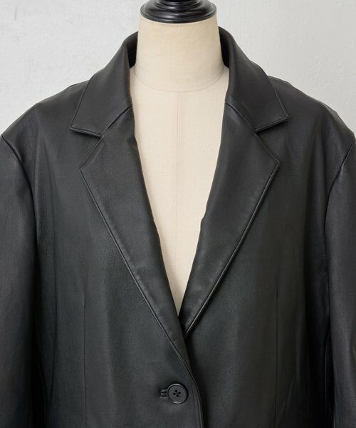 BEARDSLEY / ビアズリー その他アウター | 《15 quinze》ストレッチレザージャケット | 詳細23