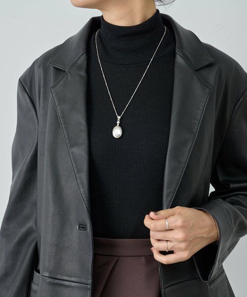 BEARDSLEY / ビアズリー その他アウター | 《15 quinze》ストレッチレザージャケット | 詳細8
