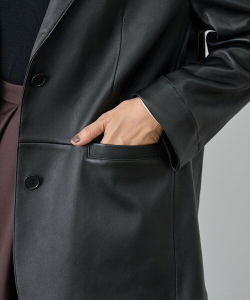 BEARDSLEY / ビアズリー その他アウター | 《15 quinze》ストレッチレザージャケット | 詳細9