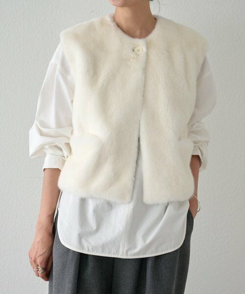 BEARDSLEY / ビアズリー その他アウター | 《15 quinze》ミンクベスト | 詳細13