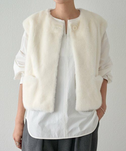 BEARDSLEY / ビアズリー その他アウター | 《15 quinze》ミンクベスト | 詳細2